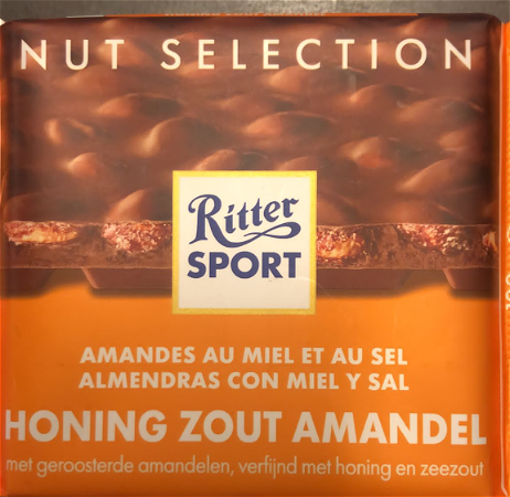 Ritter sport  honing zout amandel
